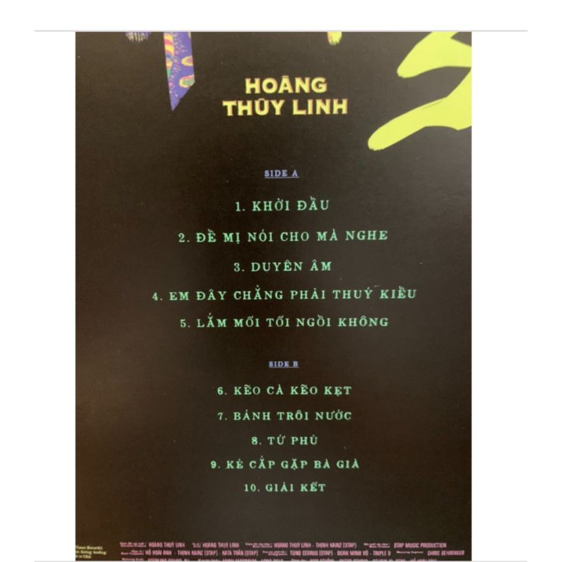 Đĩa than hoàng thùy linh