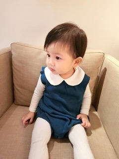 Áo cotton cổ bèo-đức-sen