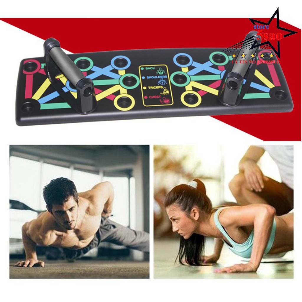 Bàn tập chống đẩy Power Press Push Up tập gym tại nhà giá rẻ⭐ FREESHIP ⭐Dụng cụ tập hít đất đa năng 2021 parallettes