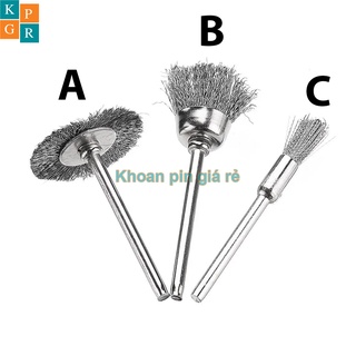 KPGR Chổi đánh rỉ sét trục 3mm