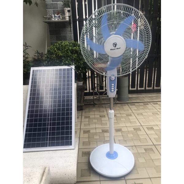 😍 Quạt năng lượng mặt trời MAYOR WOLF 2 trong 1