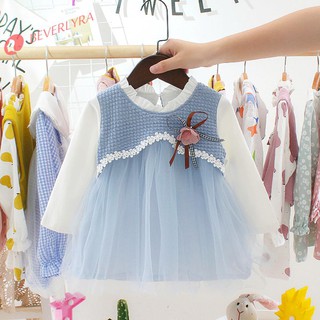 Đầm xòe công chúa xinh xắn cho bé gái