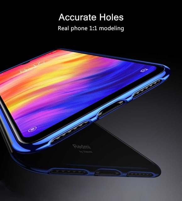 Ốp lưng Xiaomi Redmi Note 7 / 7 Pro dẻo màu đa sắc 4 góc siêu mỏng bảo vệ camera