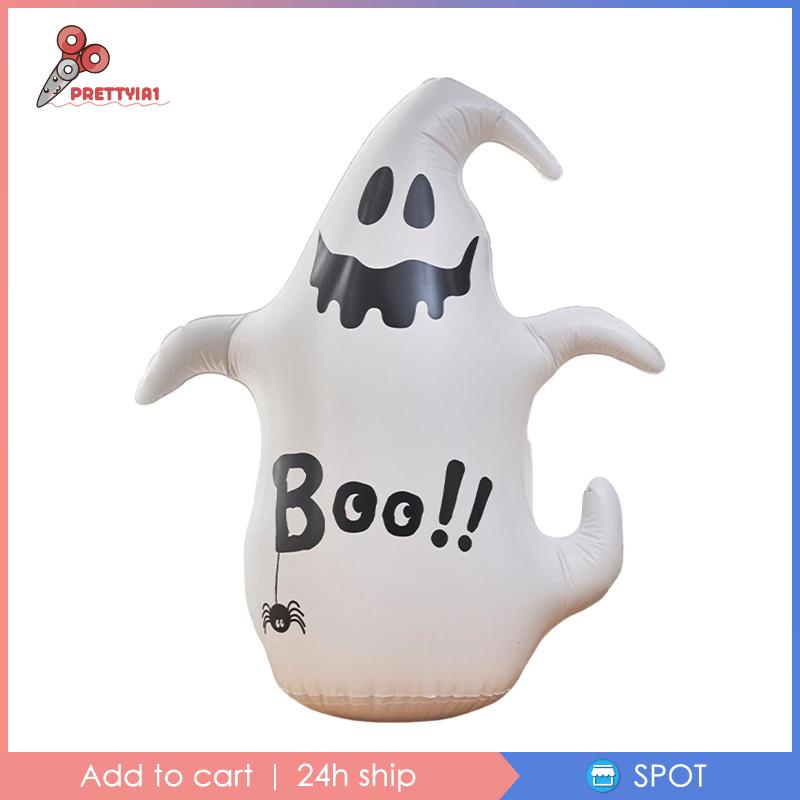 [Prettyia1] Đèn LED Bơm Hơi Trang Trí Sân Vườn Phong Cách Halloween Kèm Điều Khiển Từ Xa