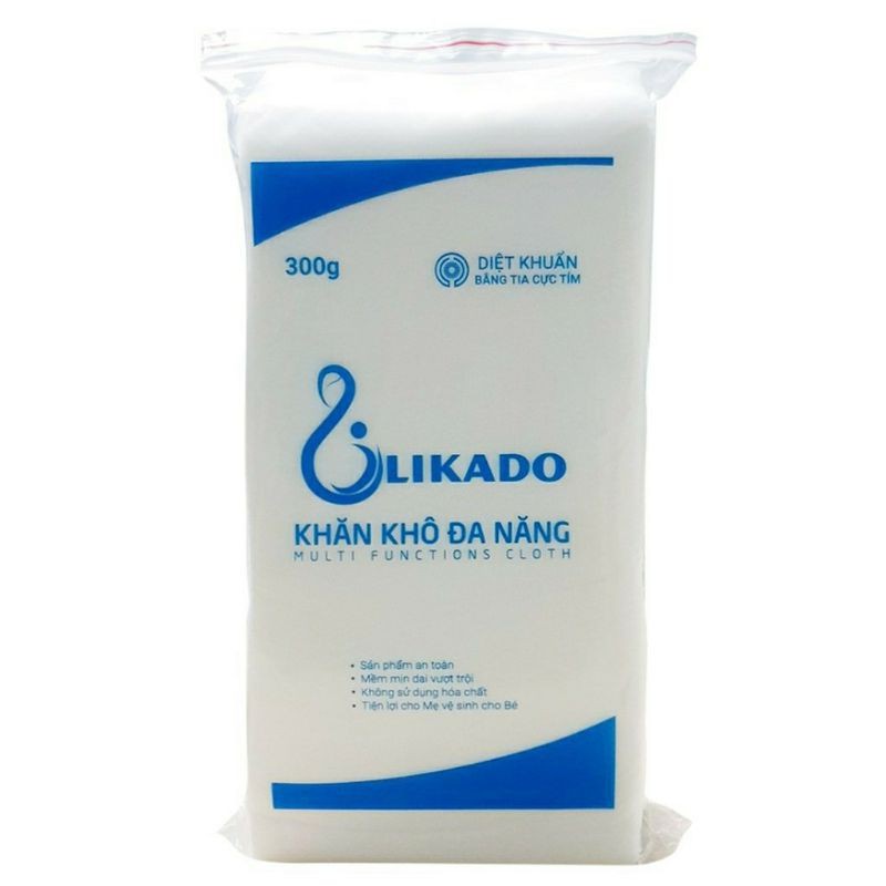 Khăn Khô Đa Năng Cao Cấp LIKADO (SIÊU MỀM) 300gr (~270 tờ)