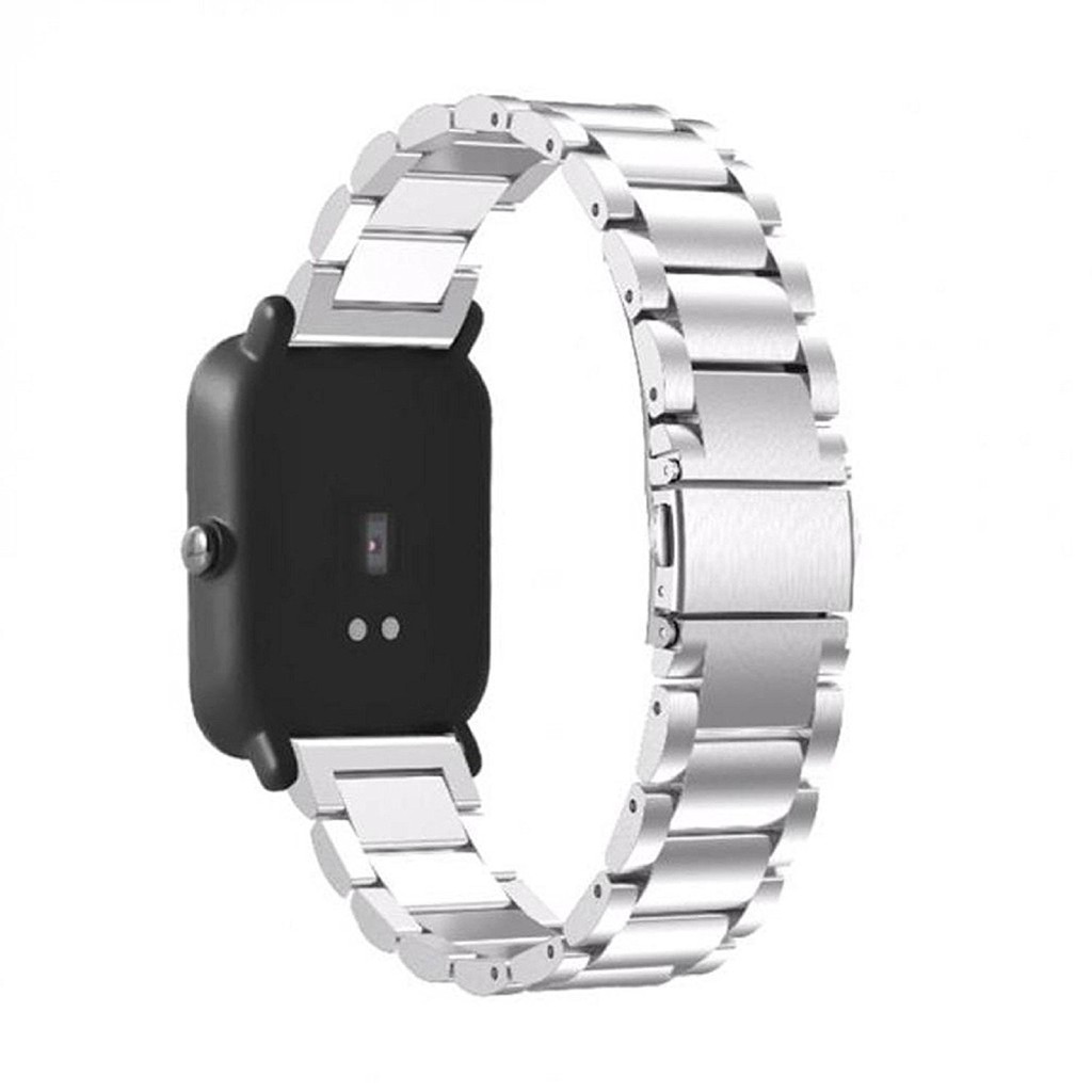 Dây Đeo Inox Cho Đồng Hồ Thông Minh Xiaomi Huami Amazfit Bip Bit Pace Lite Youth