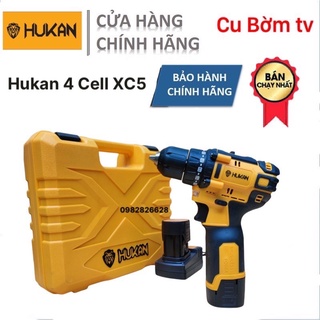 Máy Khoan Pin Hukan 4 cell, không chổi than 18V XC5