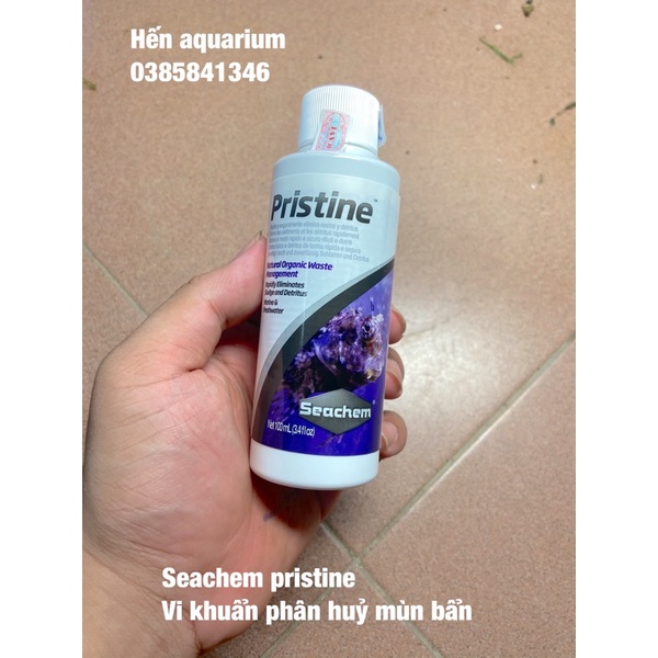 Vi sinh Seachem Pristine phân hủy phân cá và chất hữu cơ