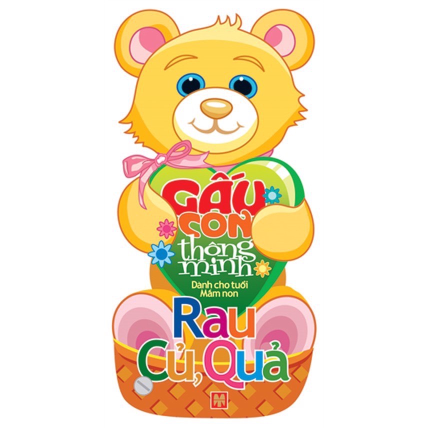 Sách - Gấu Con Thông Minh - Rau, Củ, Quả