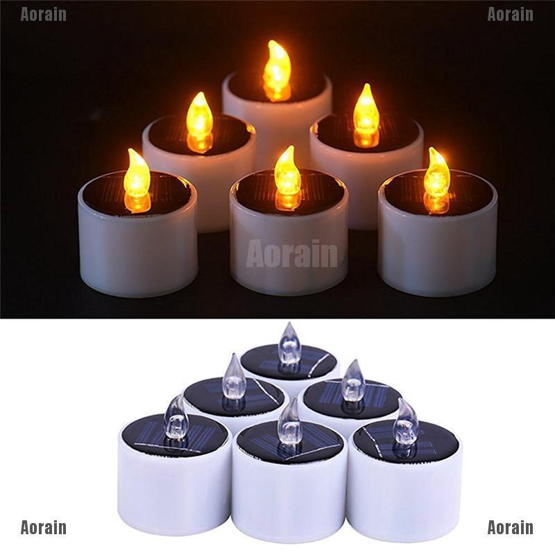 Đèn LED Năng Lượng Mặt Trời Thiết Kế Nến Độc Đáo 5.2 x
