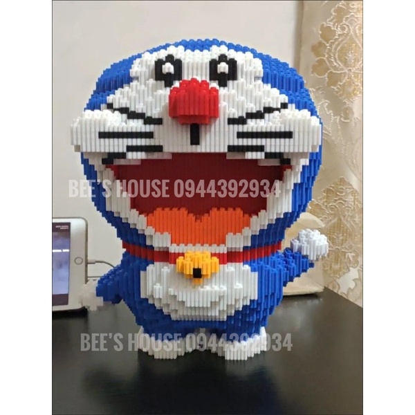 Lego doremon - Đồ chơi xếp hình lắp ráp mèo máy doraemon siêu to nano block