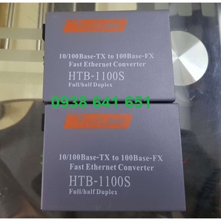 Converter quang điện 100MB Netlink,1 sợi quang 25Km Single mode mã HTB 1100S. BH 12 tháng