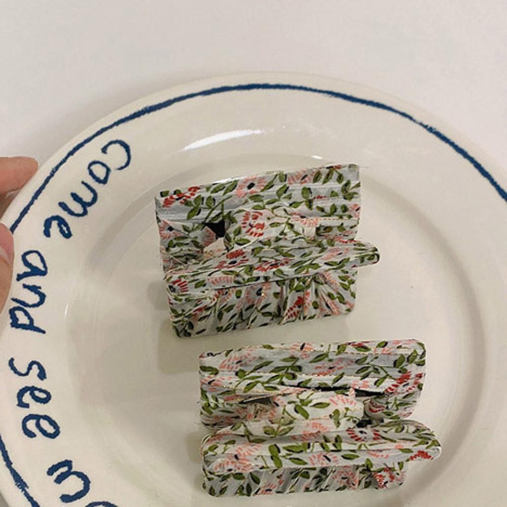 Kẹp Tóc Cá Mập Hình Vuông Lớn Lấp Lánh Cho Nữ