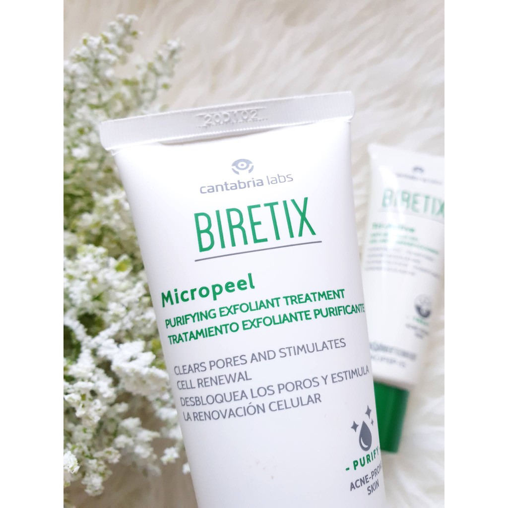 Biretix Micropeel - Tẩy tế bào chết dành cho da mụn 50ml DATE T2/2024