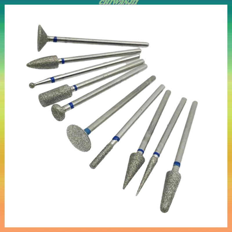 Set 10 mũi mài kim cương nha khoa 2.35mm chuyên dụng