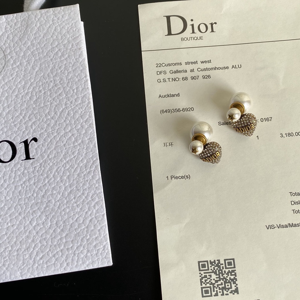 Khuyên Tai Tròn Khắc Chữ Dior Bằng Thép Titanium Thời Trang Cho Nữ