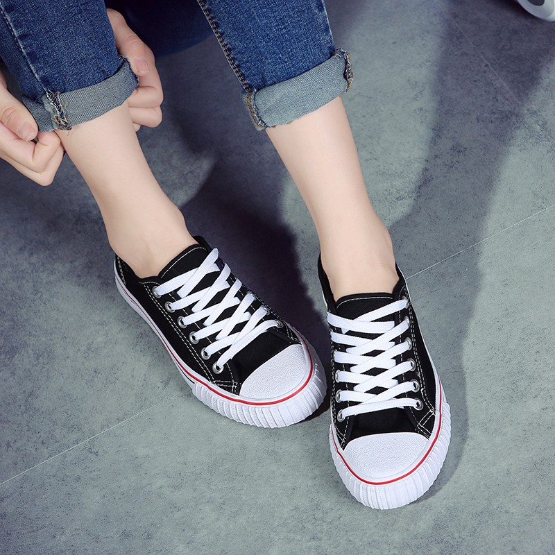 ✨Giày Thể Thao 2018 / 2018 Chất Lượng Cao✨Phong Cách Cổ Điển / Giày Thể Thao / Thắt Dây / Giày Trượt Ván / Giày Trượt Ván / Giày Bánh Quy / Slimmer Look / Dễ Phối Đồ / Học Sinh / Thời Gian Retro Đơn Giản / Mặt Cười