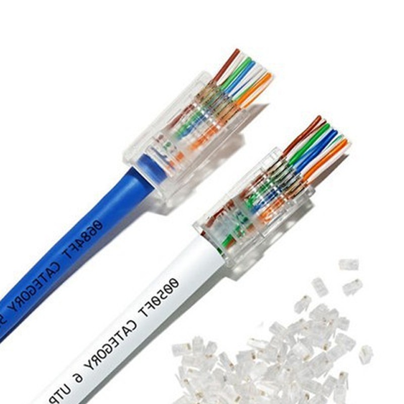 Hạt mạng TENDA CAT5 CAT6 chính hãng 100 hạt, SENNIKO RJ45 lá đồng dày xịn 100 hạt, hạt mạng xuyên thấu CAT5E -Chính hãng