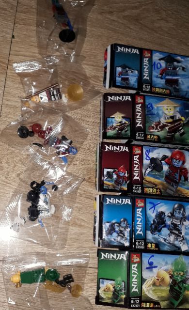 Lắp ráp 1 mini LegoNinja 3031 bằng nhựa ABS rất đẹp