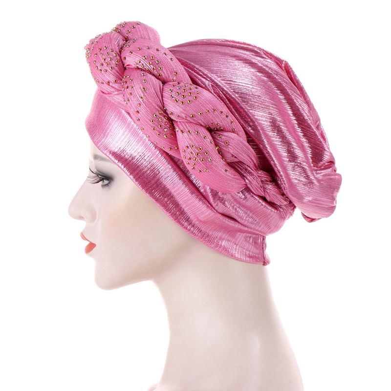 Mũ Turban Kẻ Sọc Thời Trang Cho Nữ