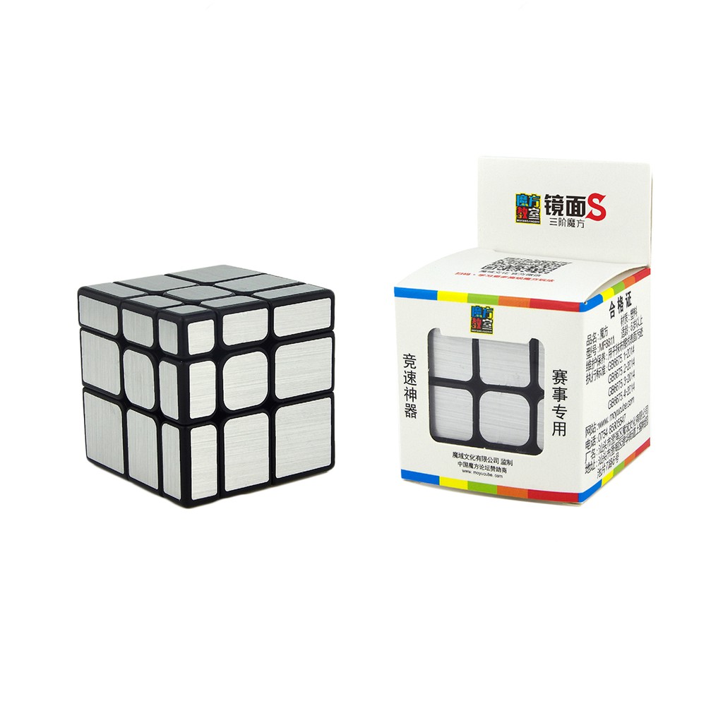 Rubik Mirror 3x3 (Màu Bạc) Moyu Meilong  - Rubik Gương 3x3 (Rubik Biến Thể Siêu Trí Tuệ)