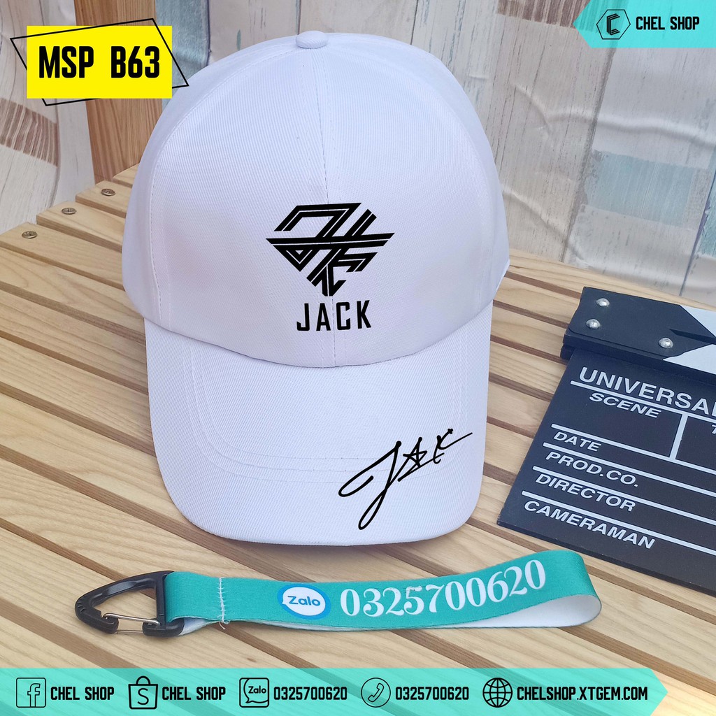 Combo Mũ nón & Áo thun cao cấp logo Kim cương Jack [TẶNG THẺ CHỮ KÝ]