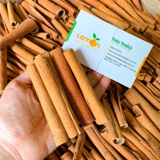 [100g-500g] Vỏ quế cắt khúc ngắn, thơm cay hàng xuất khẩu - Quế điếu nấu ăn, trang trí