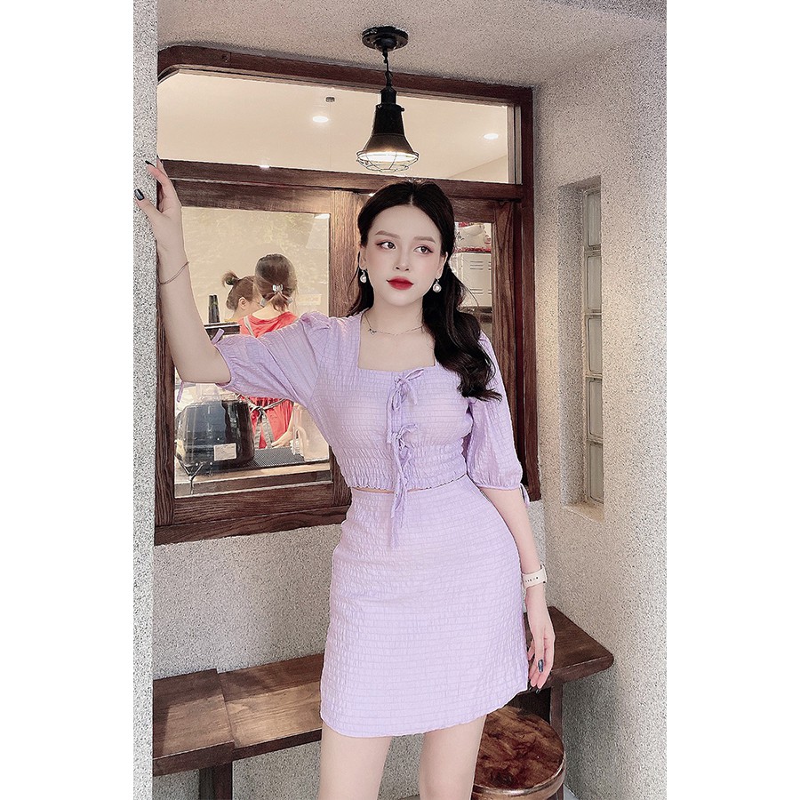 Chân váy ngắn nữ 92WEAR đủ màu, đủ size, dáng A JAW0555