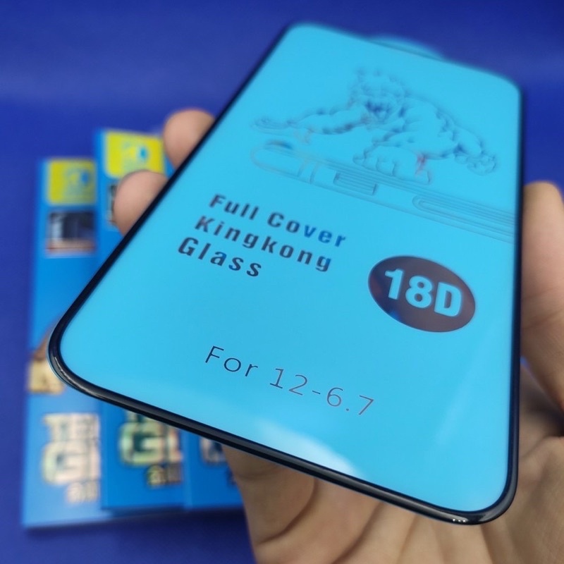 [ Chống vỡ mép Màn hình ] Kính cường lực 18D chống vỡ mép màn hình cho iPhone 6 đến 13 pro max
