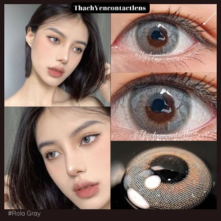 Lens Mắt Rola Xám Tây giãn nhỏ- 0-10 độ kính áp tròng