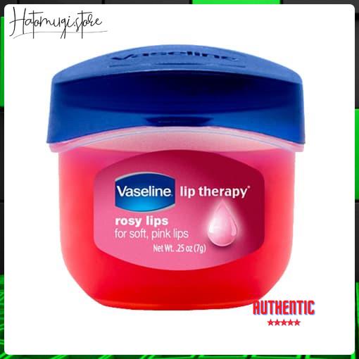 Vaseline Dưỡng Môi [Môi hồng hào-Cam kết hàng Auth] Sáp dưỡng môi Vaseline Lip Therapy 7g