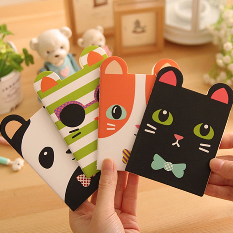 Set 20 tờ giấy ghi chú mini họa tiết động vật hoạt hình dễ thương