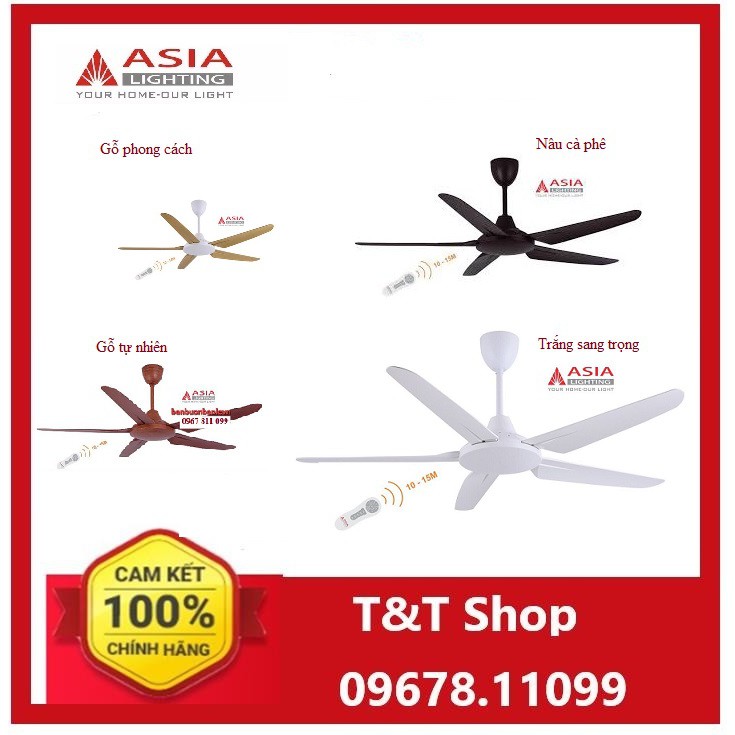 Quạt trần cao cấp QT05   Asia