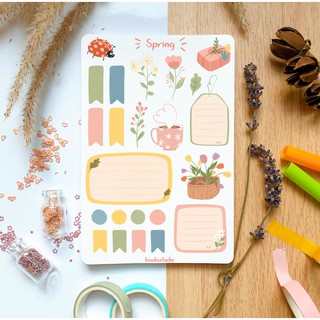 Bullet journal sticker - mùa xuân