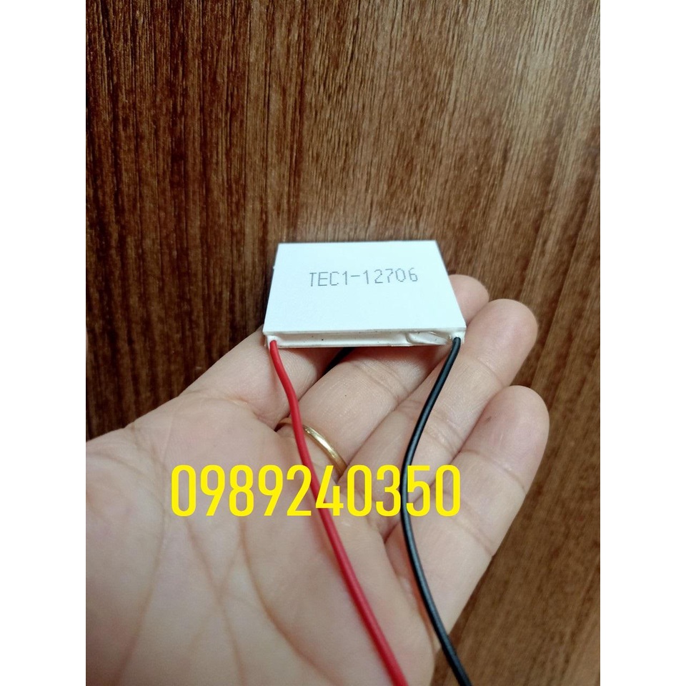 Sò lạnh cây nước nóng lạnh, cảm biến nhiệt TEC1-12706 40x40mm loại tốt