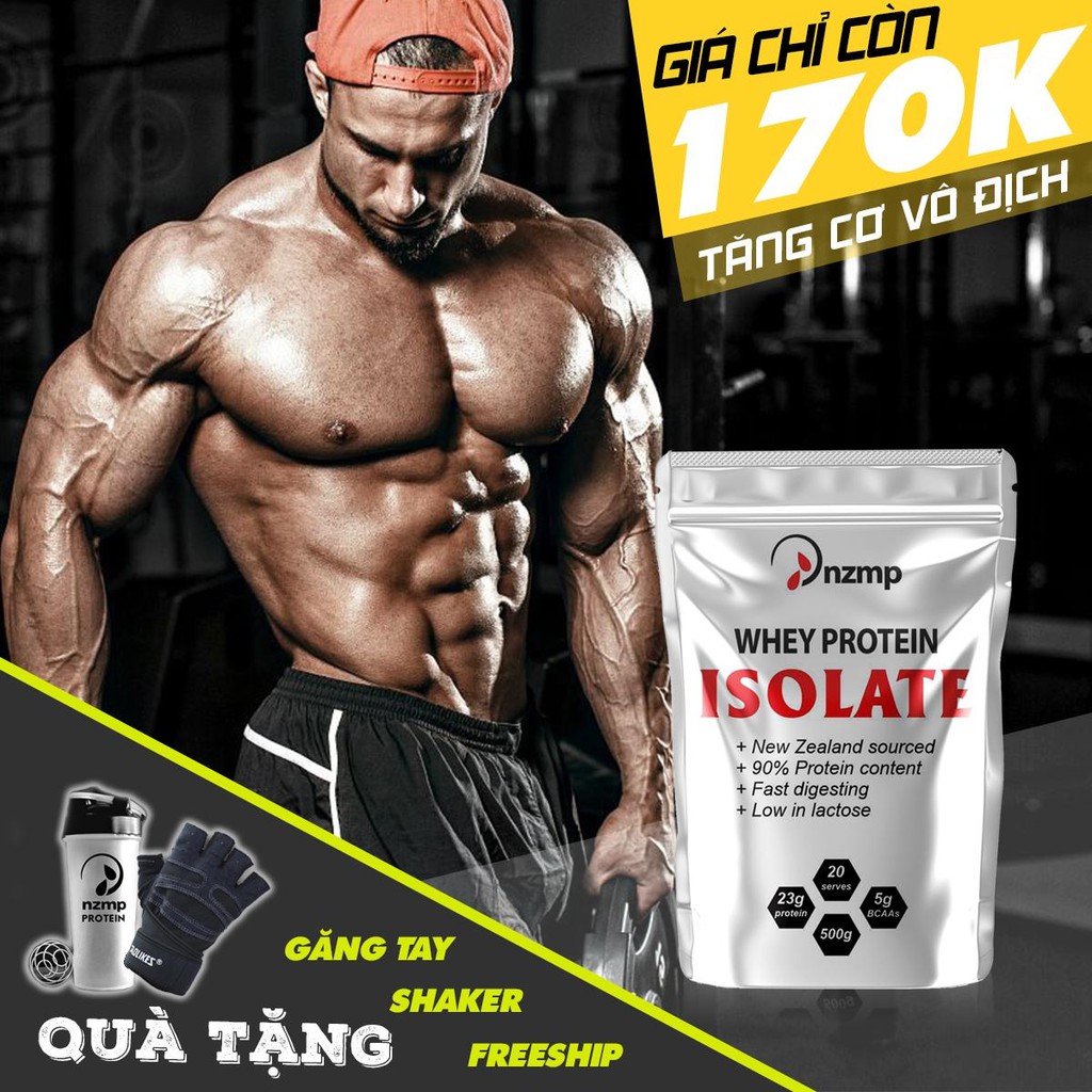 TĂNG CƠ - NZMP WHEY ISOLATE CHOCOLATE 500G