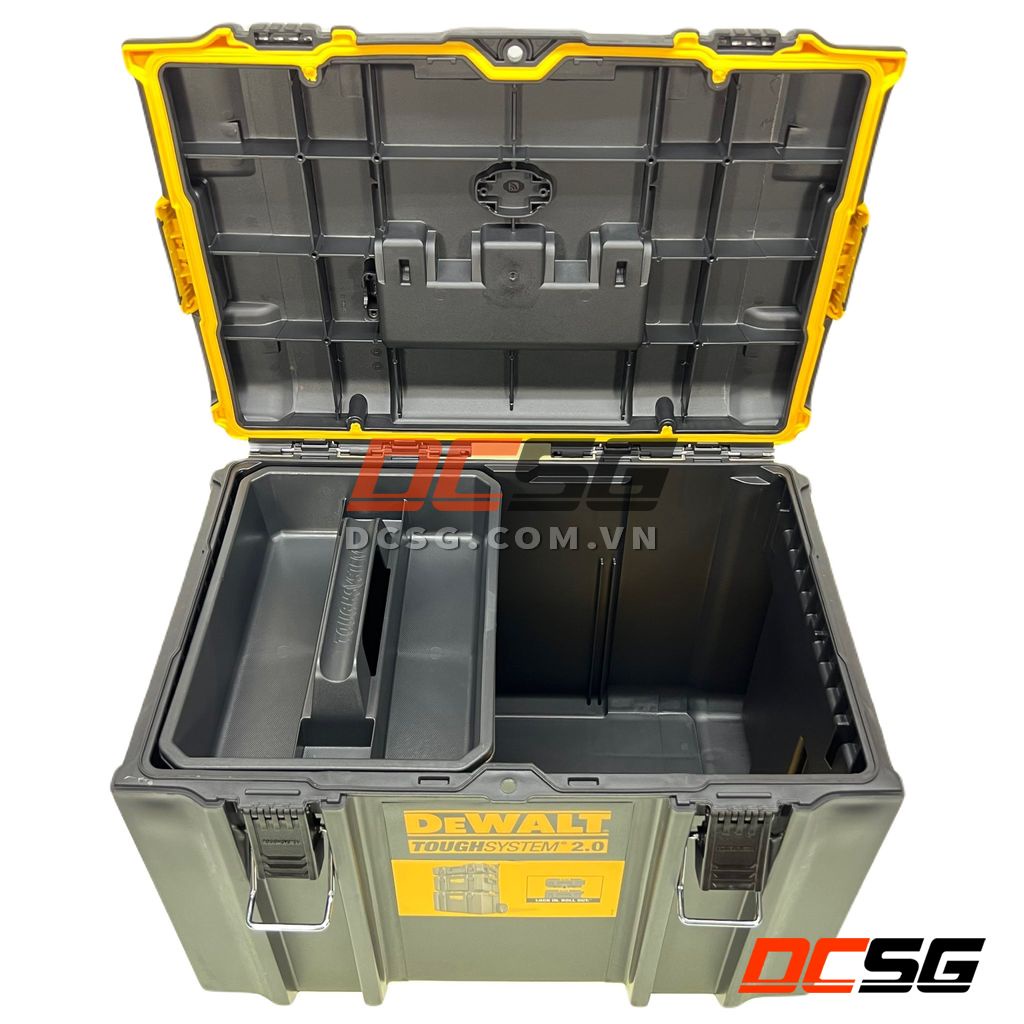 Thùng đồ nghề nhựa 55.5x37.5x41.5cm TOUGHSYSTEM 2.0 DEWALT DWST83342-1 | DCSG