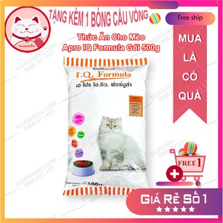 Thức Ăn Hạt Cho Mèo Apro IQ Formula Gói 500g ⚡𝐅𝐑𝐄𝐄𝐒𝐇𝐈𝐏⚡ Thức Ăn Cho Mèo