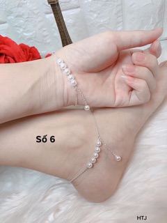 Lắc chân bạc nhiều mẫu đẹp