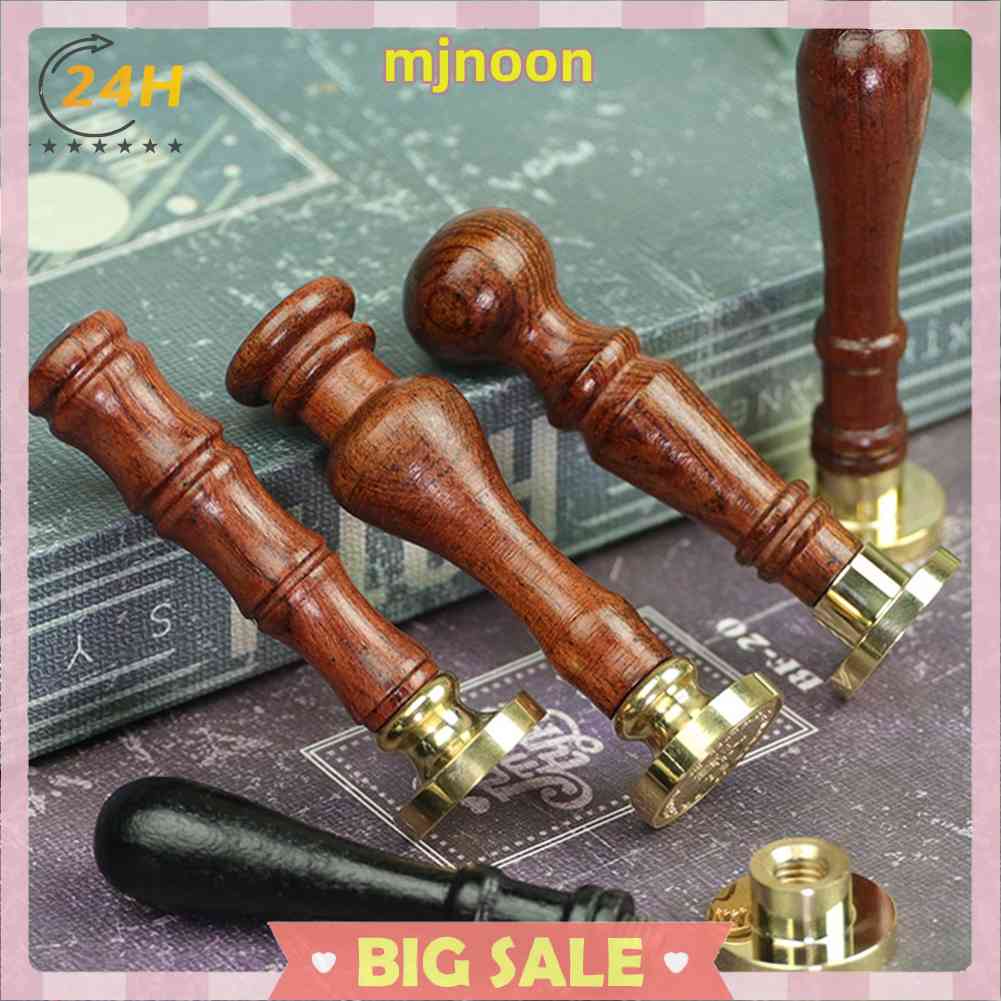 Tay Cầm Gắn Con Dấu Sáp Niêm Phong Thiệp Mời Đám Cưới W00d W00den