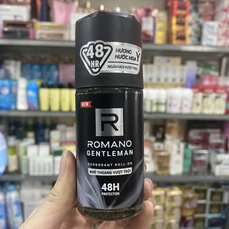 Lăn khử mùi Romano Gentleman khô thoáng vượt trội 50ml