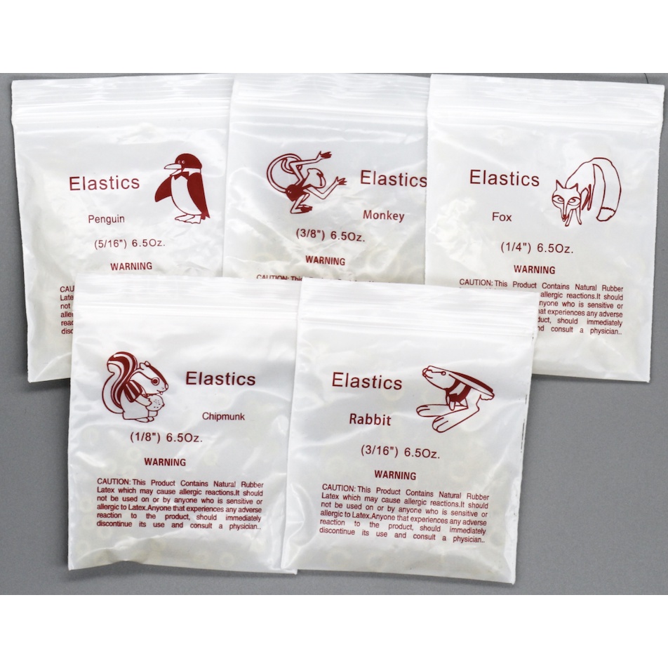 Hàng Có Sẵn ~ 10 Gói 1000 Dây Thun Buộc Tóc Công Viên Sở Thú  Elastic Band