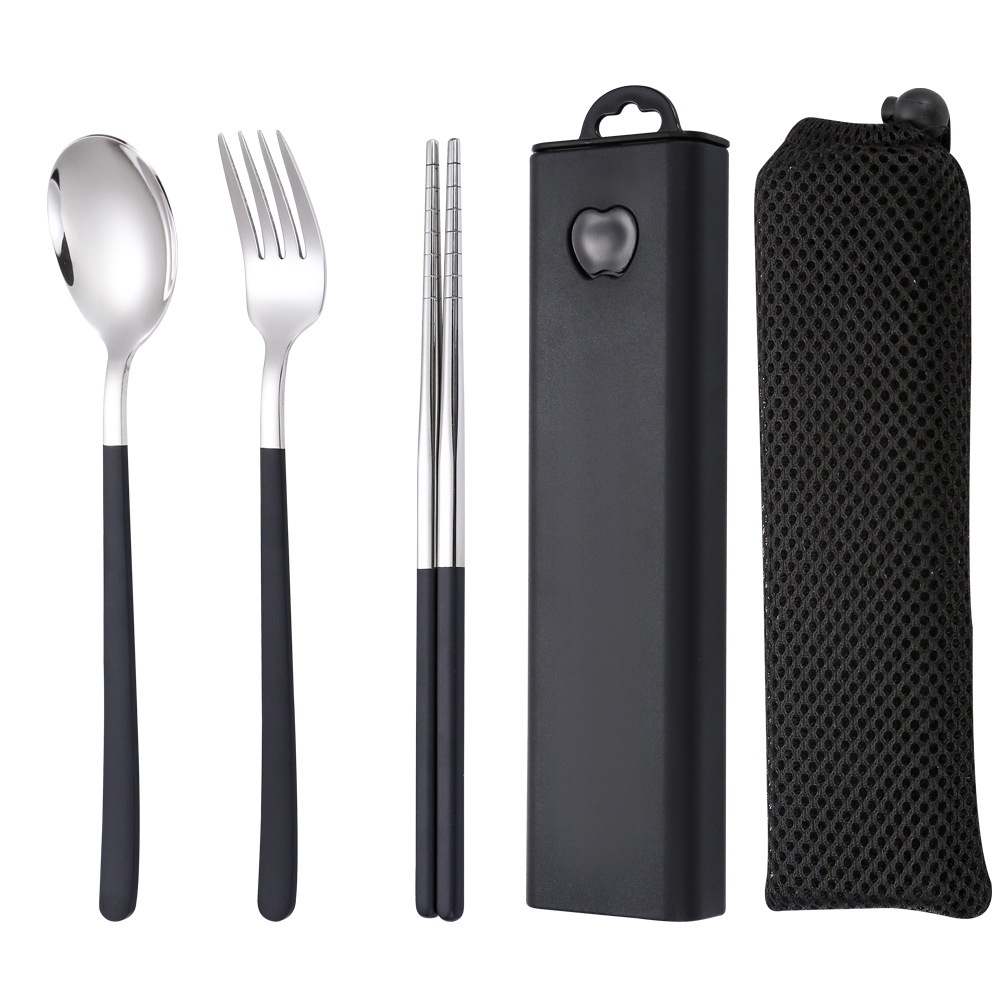 Bộ Dụng Cụ Ăn Bằng Thép Không Gỉ 304 Cao Cấp