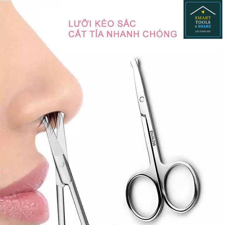 Kéo Cắt Tỉa Lông Đầu Tròn Cao Cấp