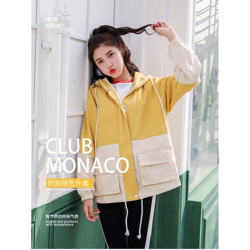 Áo Khoác Gió Nữ Form Rộng Siêu Hot AK49