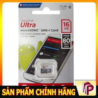 Thẻ Micro SD Sandisk 16gb class 10 - Minh Phong Store