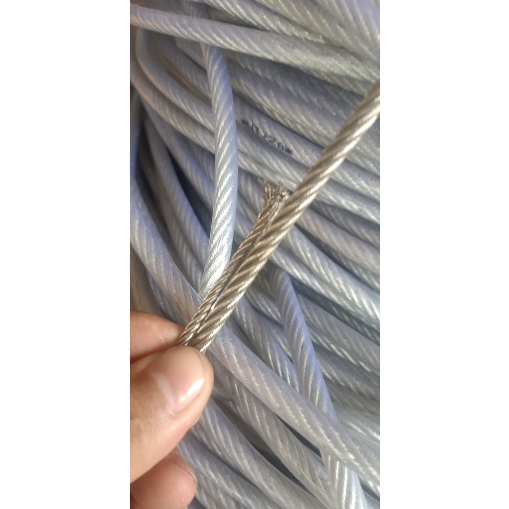 [50 mét] Cáp inox 304 6li (5.5mm) chất liệu thép không gỉ, không nhiễm từ cáp thép giá sỉ THÁI BÌNH VINA