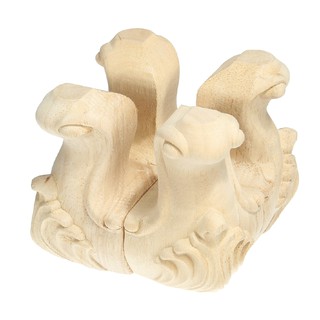 Set 4 chân ghế gỗ phong cách Châu Âu