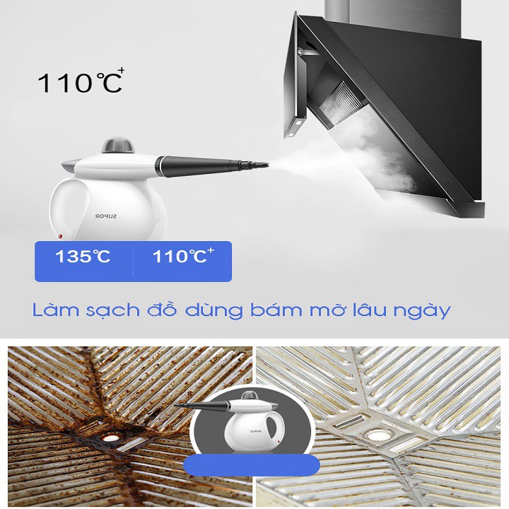 Máy vệ sinh,diệt khuẩn hơi nước cầm tay SUPOR SCH20A