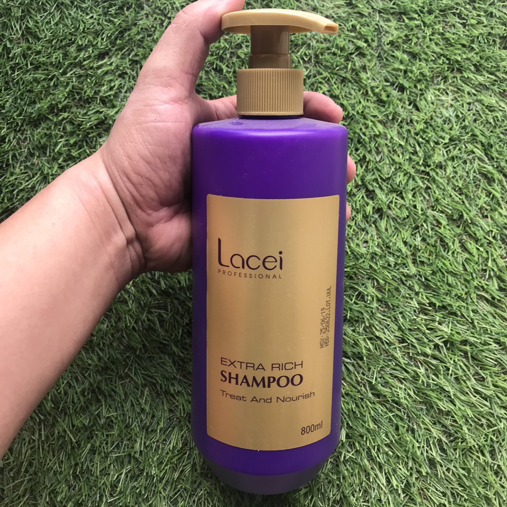 DẦU GỘI LACEI EXTRA RICH PHỤC HỒI TÓC HƯ TỔN 800ML